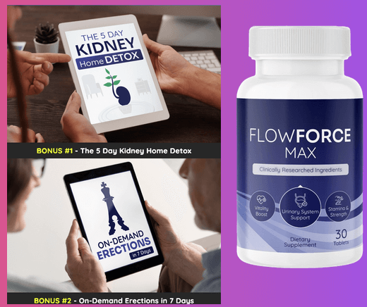 Flowforce max prostate health supplement
