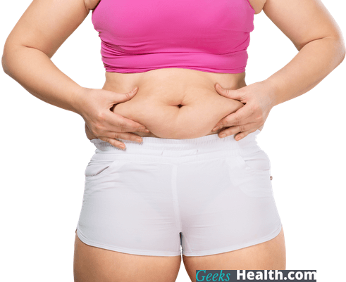 woman trying to lose belly fat